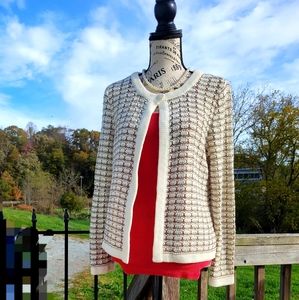 FINAL PRICE - Liz Claiborne Size S Gold Knit Cardigan